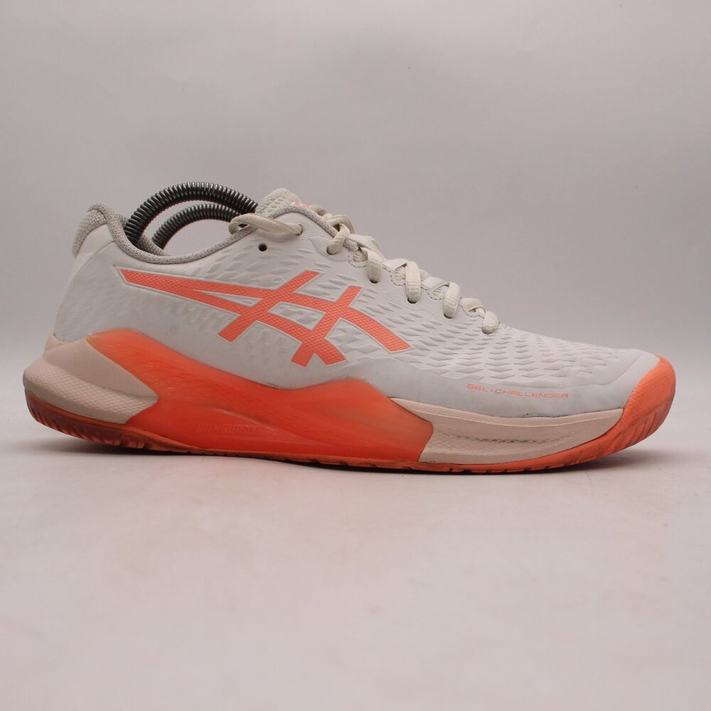ASICS Gel Challenger 14 Women's Size 10 White Orange Athletic Sneakers 1042A231